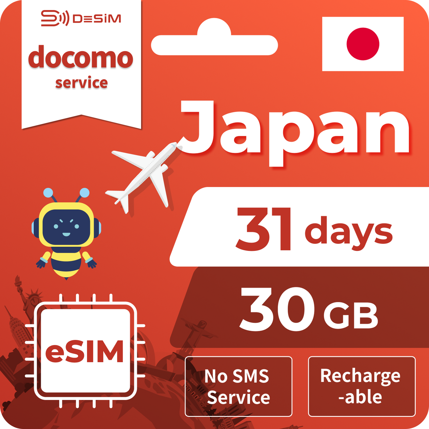 Japan eSIM|31Days Local