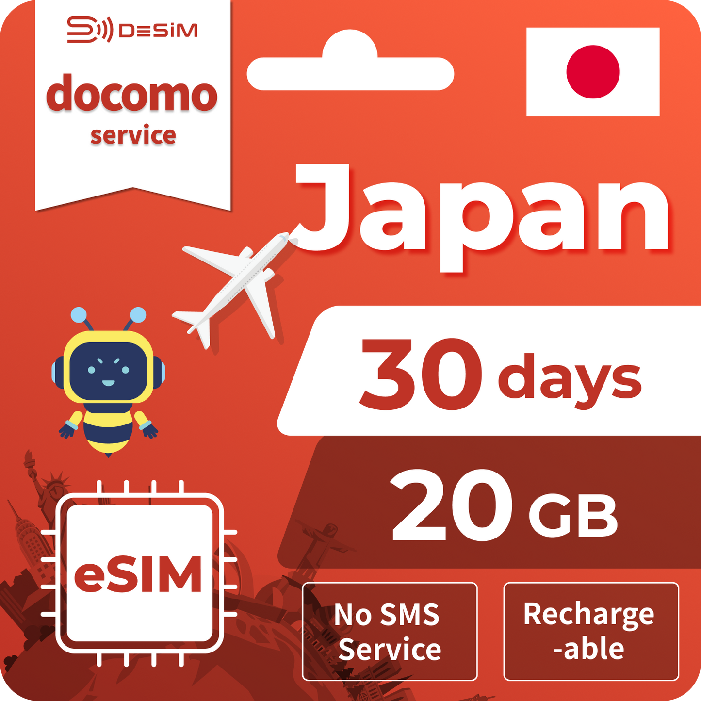 Japan Local eSIM|30Days eSIM