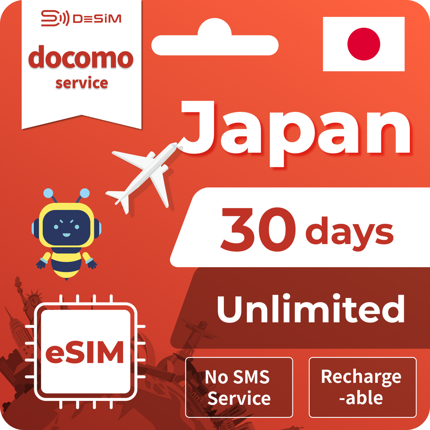 Japan Local eSIM｜30Days eSIM
