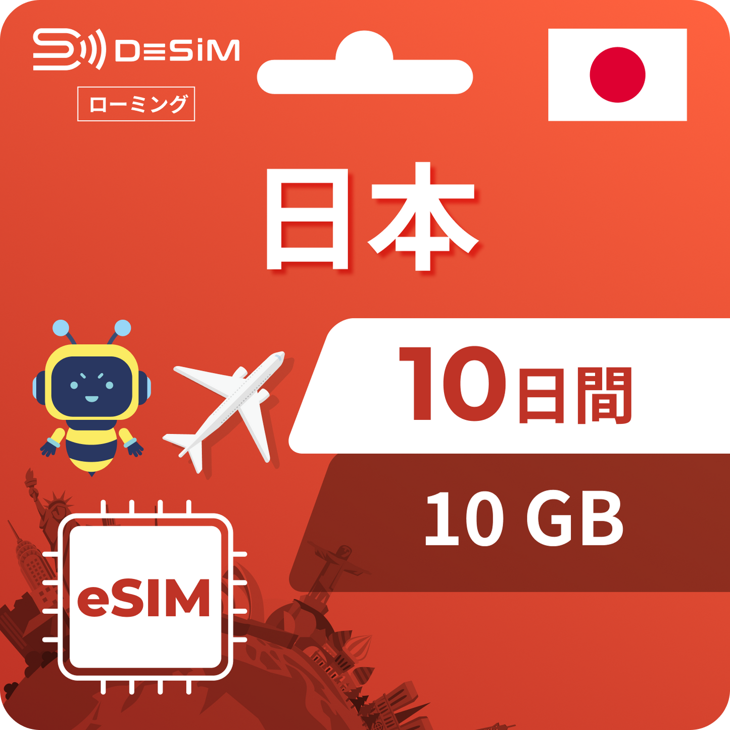 日本 eSIM 10 天