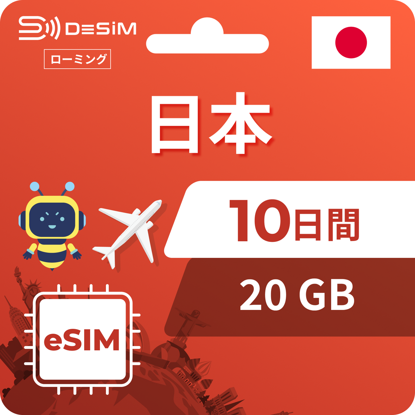 日本 eSIM 10 天
