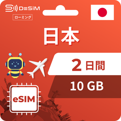 日本eSIM 2日間