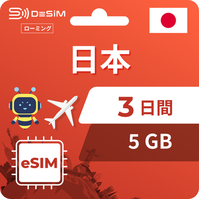 日本eSIM 3日間